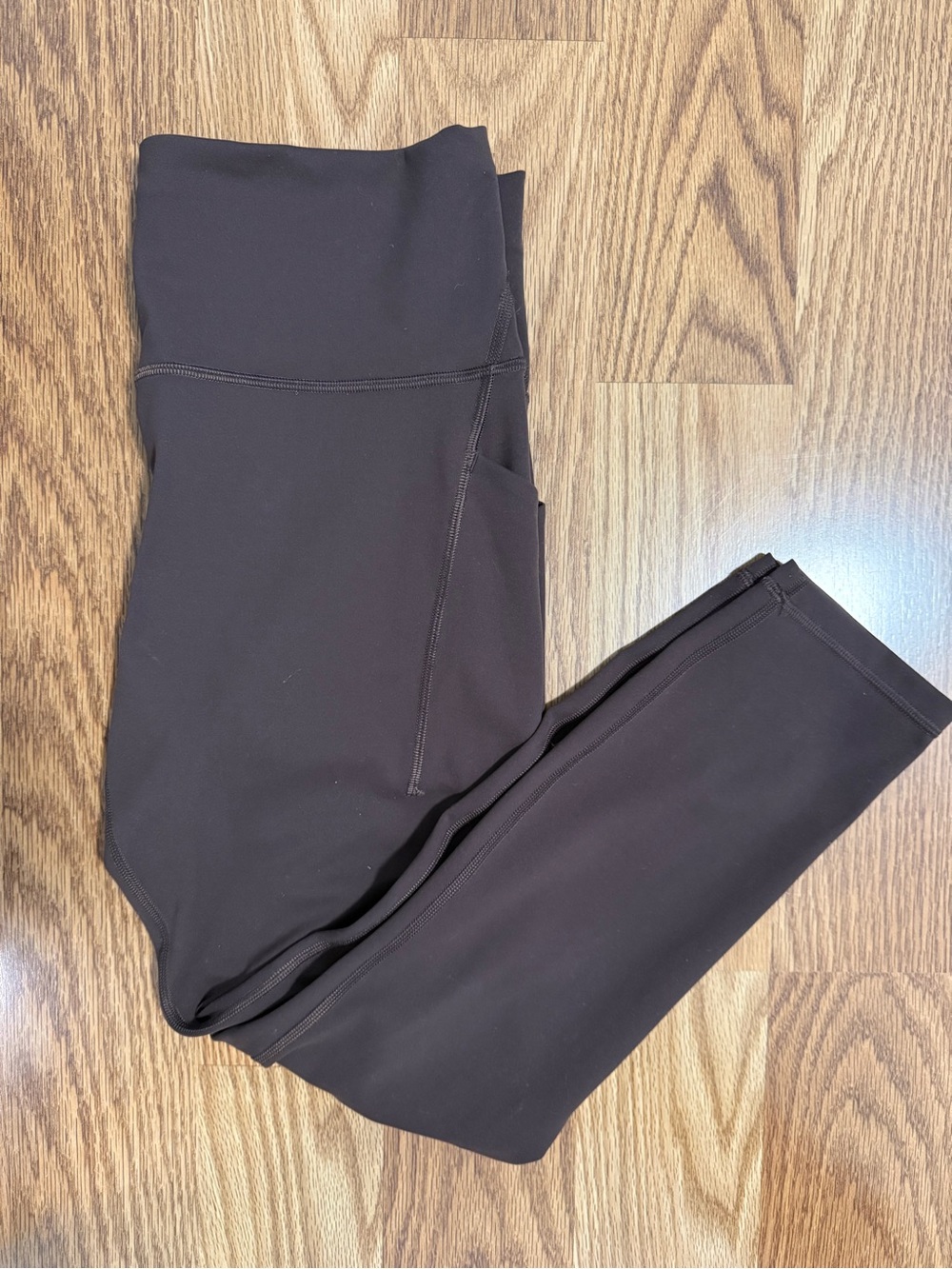 Lululemon High-Waist Brown Athletic Leggings size 12